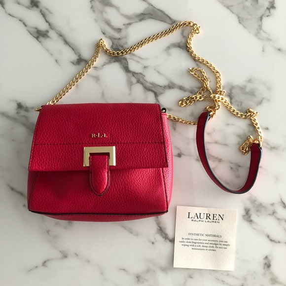 Ralph lauren red crossbody Clearance